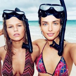 Andreea Diaconu y Anna Ewers  modelos de la nueva colección de H&M 