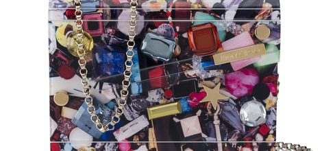 Bolso Candy acrílico de estampado de joyeria de la colección primavera/verano 2016 de Jimmy Choo