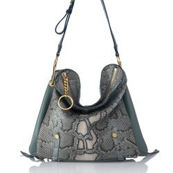 Bolso Mardy M en estampado de pitón de la colección primavera/verano 2016 de Jimmy Choo