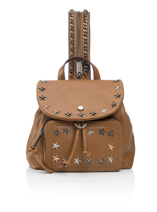 Mochila suki de cuero de la colección primavera/verano 2016 de Jimmy Choo 