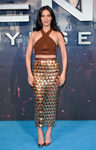 Olivia Munn con un dos piezas de Balmain en el estreno de 'X-Men: Apocalipsis' en Londres