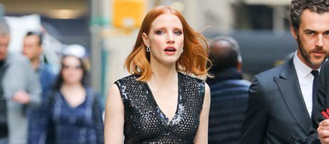 Jessica Chastain con un dos piezas totalmente brillante en una gala de jazz del Lincoln Center