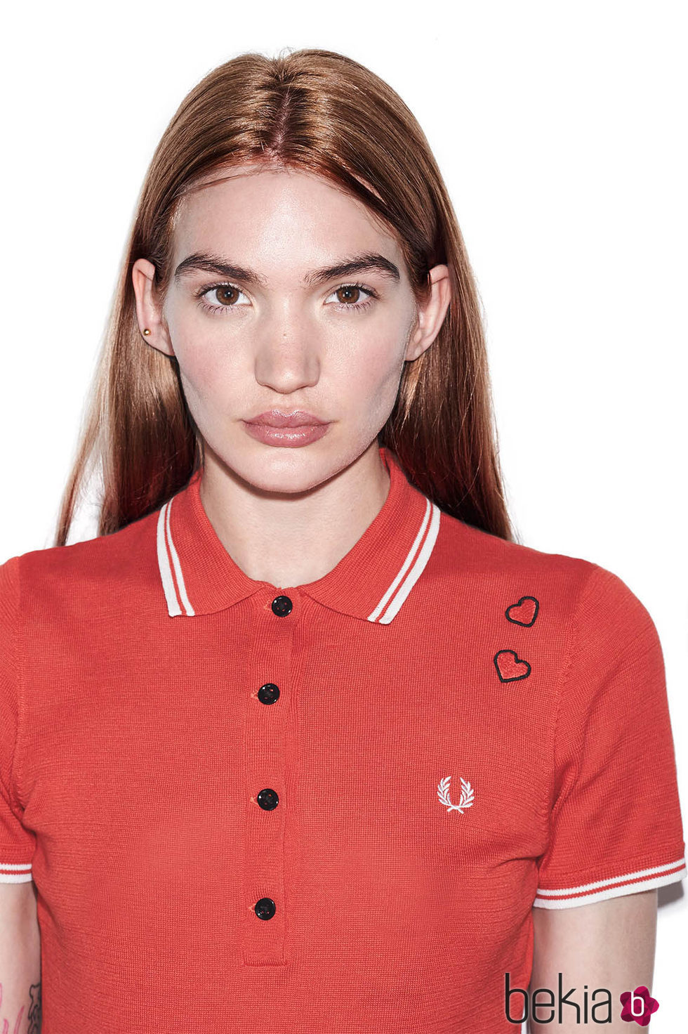 Look colección Fred Perry x Amy Winehouse para primavera/verano 2016