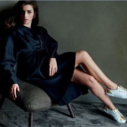 Look con bata de Superga colección primavera/verano 2016 con Eleonora Carisi