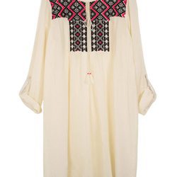 Vestido con bordado en el escote de la nueva colección verano 2016 de Indi&Cold