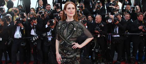 Julianne Moore en la alfombra roja del Festival de Cannes 2016