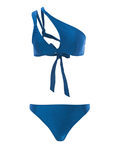 Bikini asimétrico azul de la nueva colección de verano de Alma Bloom 2016