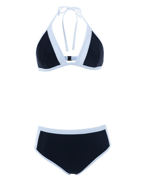 Bikini escote halter blanco de la nueva colección de verano de Alma Bloom 2016