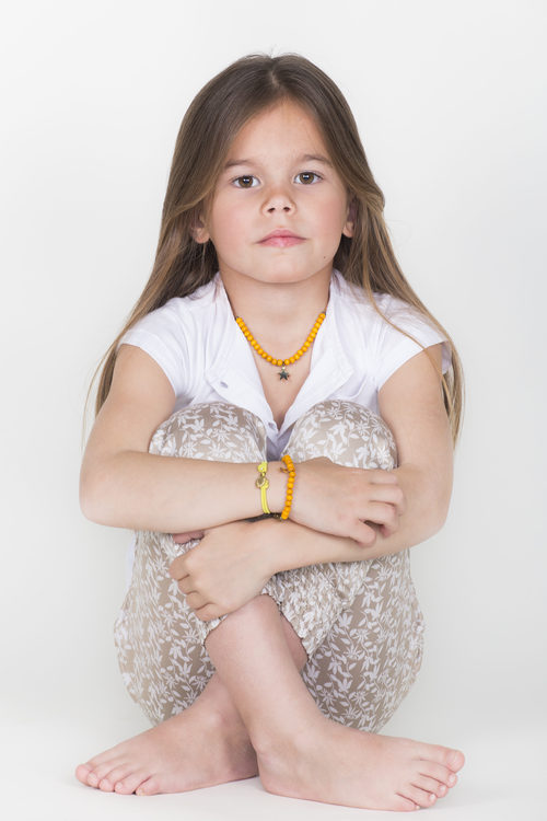 pulsera y collar naranjas de la colección de bisutería primavera/verano 2016 de GOCCO