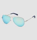Gafas de sol de lente azul colección logotipo de Calvin Klein 2016 para hombres 