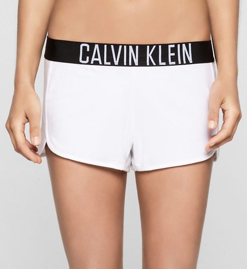 Short Blanco sport colección logotipo de Calvin Klein 2016 para mujeres