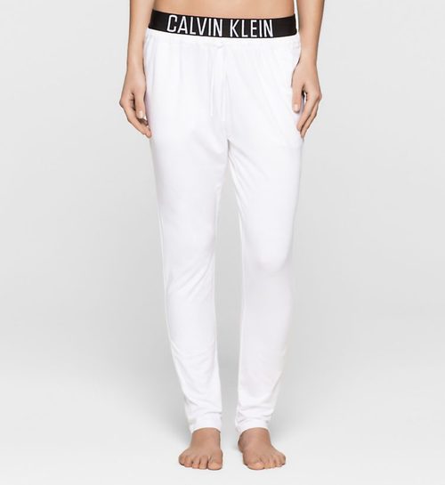 Pantalón de algodón blanco colección logotipo de Calvin Klein 2016 para mujeres 