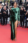 Liya Kebede en la alfombra roja del Festival de Cannes 2016