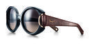 Gafas con acabados en cuero marrón de los complementos de la colección otoño 2016 de Salvatore Ferragamo