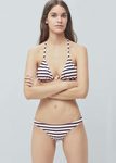 Bikini de rayas de la colección de baño 2016 de Mango