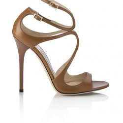Tacones en cuero de nappa café de la Colección 24/7 iconos de Jimmy Choo 