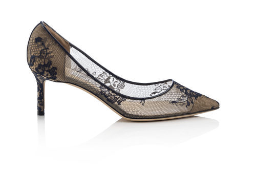 Stiletto bajo y con tejido de flores de la Colección 24/7 iconos de Jimmy Choo 