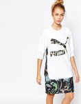 Vestido deportivo oversize de la colaboración de Puma para ASOS