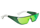 Gafas color verde metálico de la Colección de gafas de sol 'Rihanna' de Rihanna para Dior