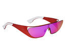 Gafas color rojo metálico de la Colección de gafas de sol 'Rihanna' de Rihanna para Dior
