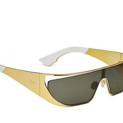 Gafas doradas de la Colección de gafas de sol 'Rihanna' de Rihanna para Dior