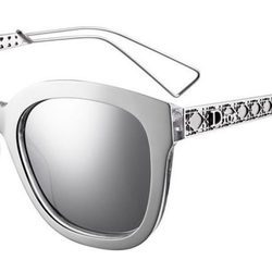 Gafas plateadas de la colección diorama de Dior 