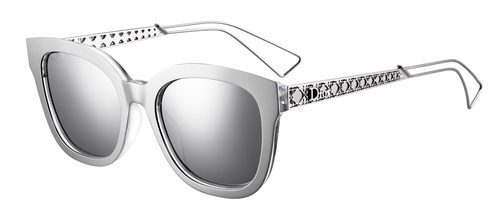 Gafas plateadas de la colección diorama de Dior 