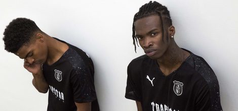 Campaña de la nueva colaboración entre Puma y Trapstar