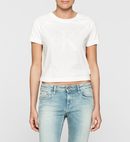 Blusa manga corta blanca de la colección White Series Collection de Calvin Klein
