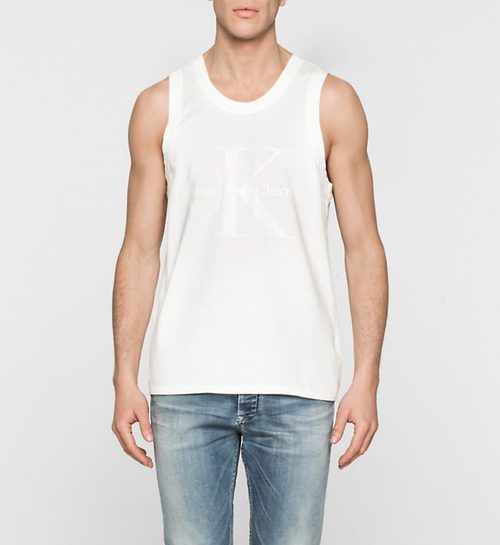 Tank top blanco de la colección White Series Collection de Calvin Klein