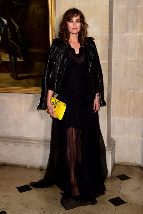 Amber Le Bon en el Front Row del desfile Crucero 2017 de Dior