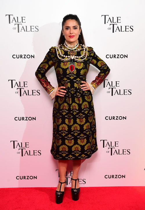 Salma Hayek en la premiere de 'El cuento de los cuentos' en Reino Unido