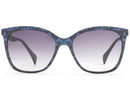 Gafas de sol cuadradas print tropical para la nueva colección de Eye Blue Summer de Italia 2016 Independent