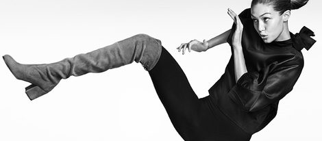  Gigi Hadid se transforma en la nueva imagen de la colección Otoño 2016 de Stuart Weitzman