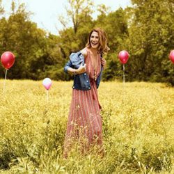 Laura Sánchez con un look de Amichi para su nueva campaña de verano 2016