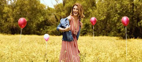 Laura Sánchez con un look de Amichi para su nueva campaña de verano 2016