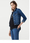 Camiseta algodón estampada en negra de la nueva colección Maternity 2016 para Mango