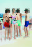 Modelos posando para la nueva campaña 'Swim color' para este verano 2016 de Oysho