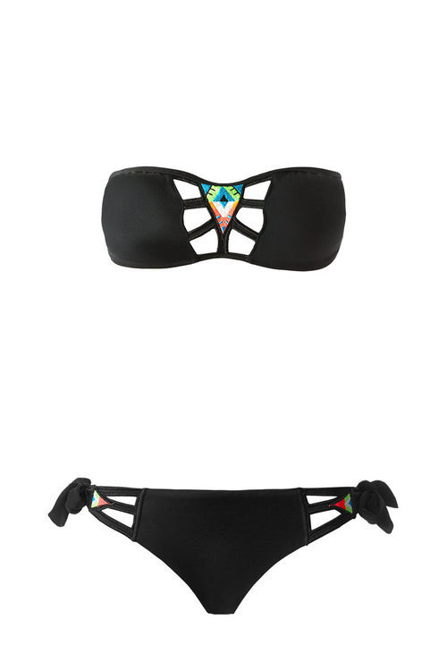 Bikini print boho negro de la temporada de verano 2016 de Calzedonia