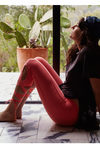 Conjunto rojo y negro para la nueva colección Sport 2016 de Free People