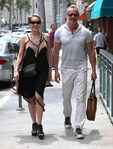 Sharon Stone con un vestido boho