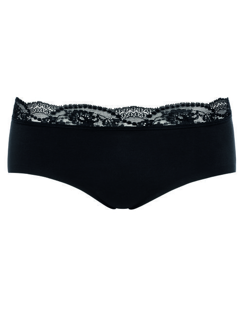 Braguitas con encaje estilo culotte en negra de la nueva colección 'Second Nature' 2016 de Wolford