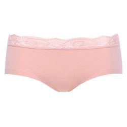 Braguitas con encaje estilo culotte en tono rosado de la nueva colección 'Second Nature' 2016 de Wolford