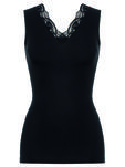 vestido lencero con escote en uve en tono negro de la nueva colección 'Second Nature' 2016 de Wolford