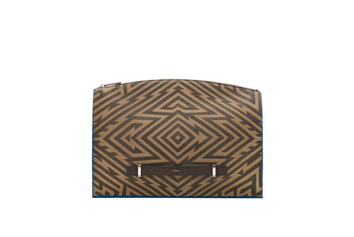Cartera masculina con un estampado étnico de la nueva colección Furla Men's Collection SS167