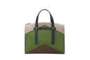 Bolso masculino en tonos tricolor selváticos de la nueva colección Furla Men's Collection SS167