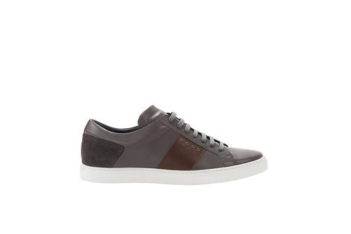 Zapatilla en tonos marrones chocolate en cuero de la nueva colección Furla Men's Collection SS167