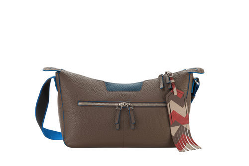 Bandolera en tonos marrones chocolate de la nueva colección Furla Men's Collection SS167