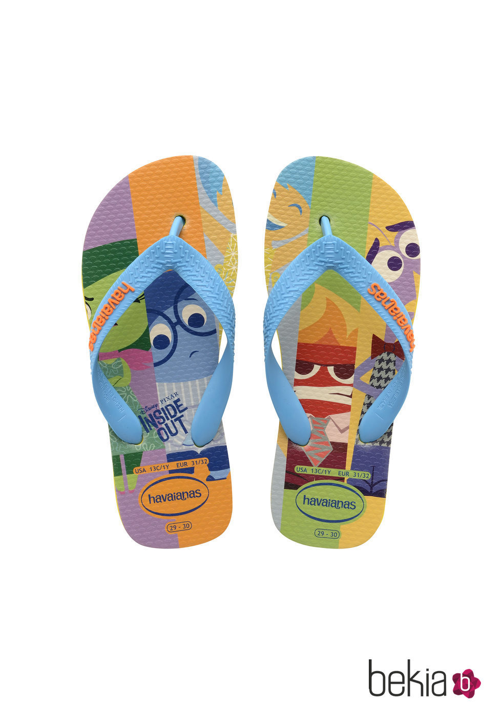 Diseño de zapatilla de la nueva colección de Havaianas con print de Inside Out