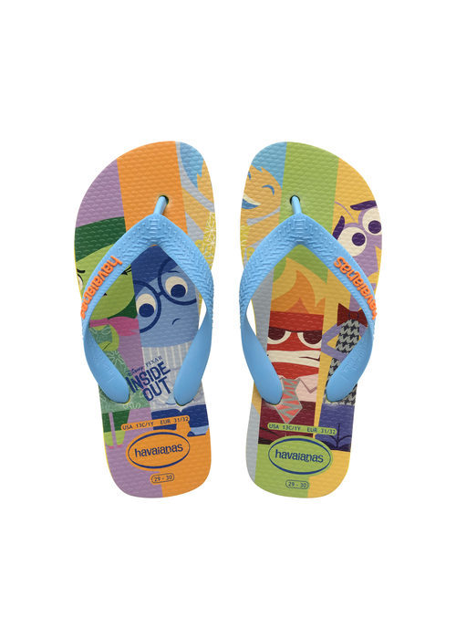 Diseño de zapatilla de la nueva colección de Havaianas con print de Inside Out